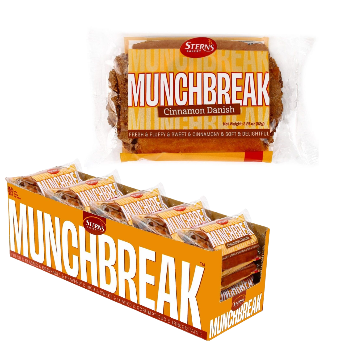 Sterns - Munchbreak Cinnamon Danish - 1-Pack