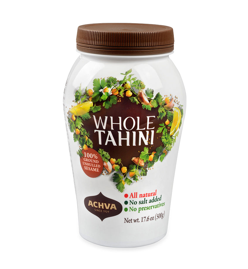 Achva - Tahini Whole Sesame (New Design) 12-Pk (17.6oz)