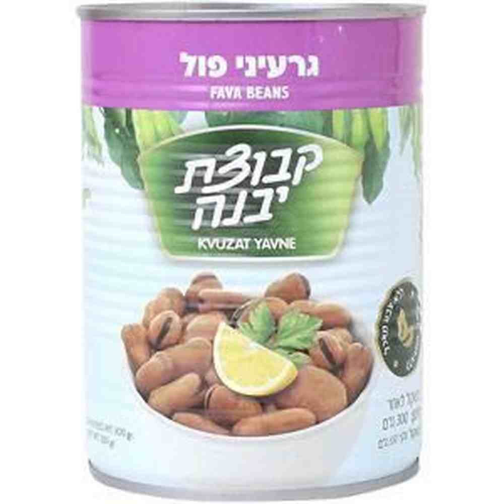 Kvuzat Yavne - Fava Beans (Foul Beans) Cans - 12-Pack