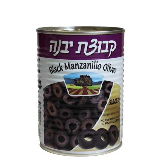 Kvuzat Yavne - Olives Black Sliced 12-Pk - 12-Pack (19 oz)