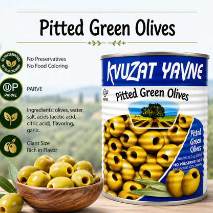 Green Olives Pitted - 2-Pack (19 oz)