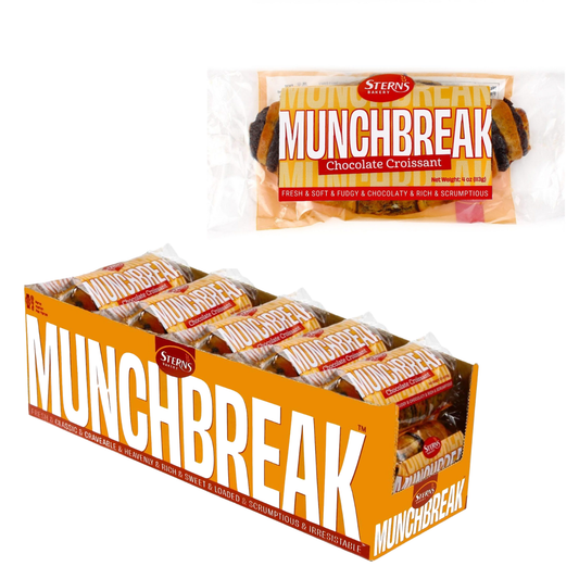 Sterns - Munchbreak Chocolate Croissant - 12-Pack - 12pcs