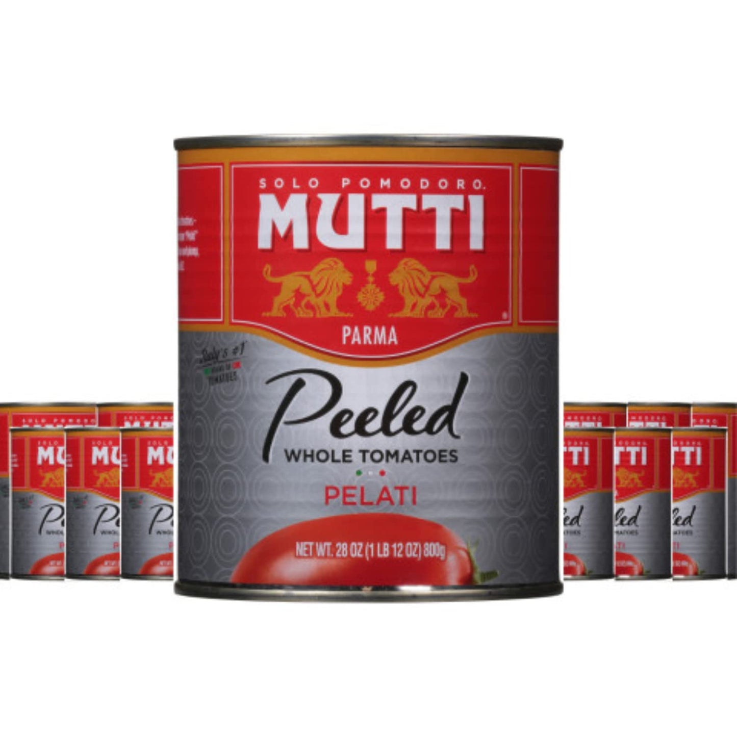Mutti - Mutti Whole Peepled Pelati 12-Pk (28oz) - 12-Pack (12/14oz)