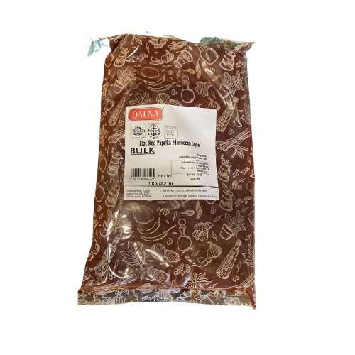Dafna - Hot Red Paprika with Oil 1kg bag  - 1-Pack (1kg)