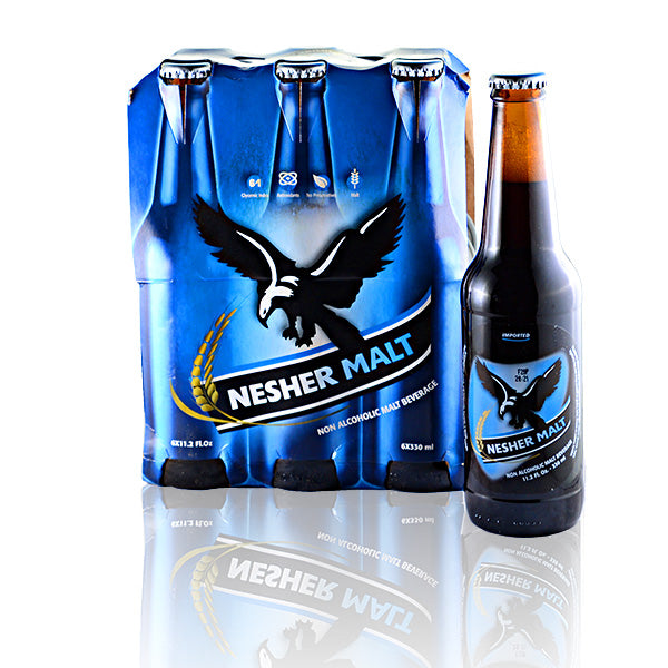 Nesher - Malt Blue Nesher Beverage - 24-Pack (330 ml)