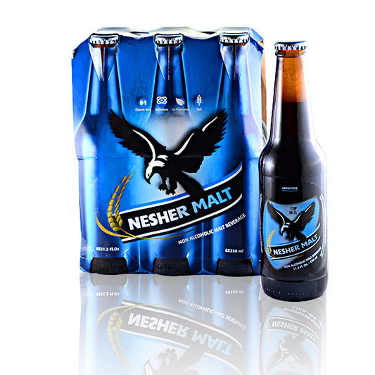 Nesher - Malt Blue Nesher Beverage - 24-Pack (330 ml)