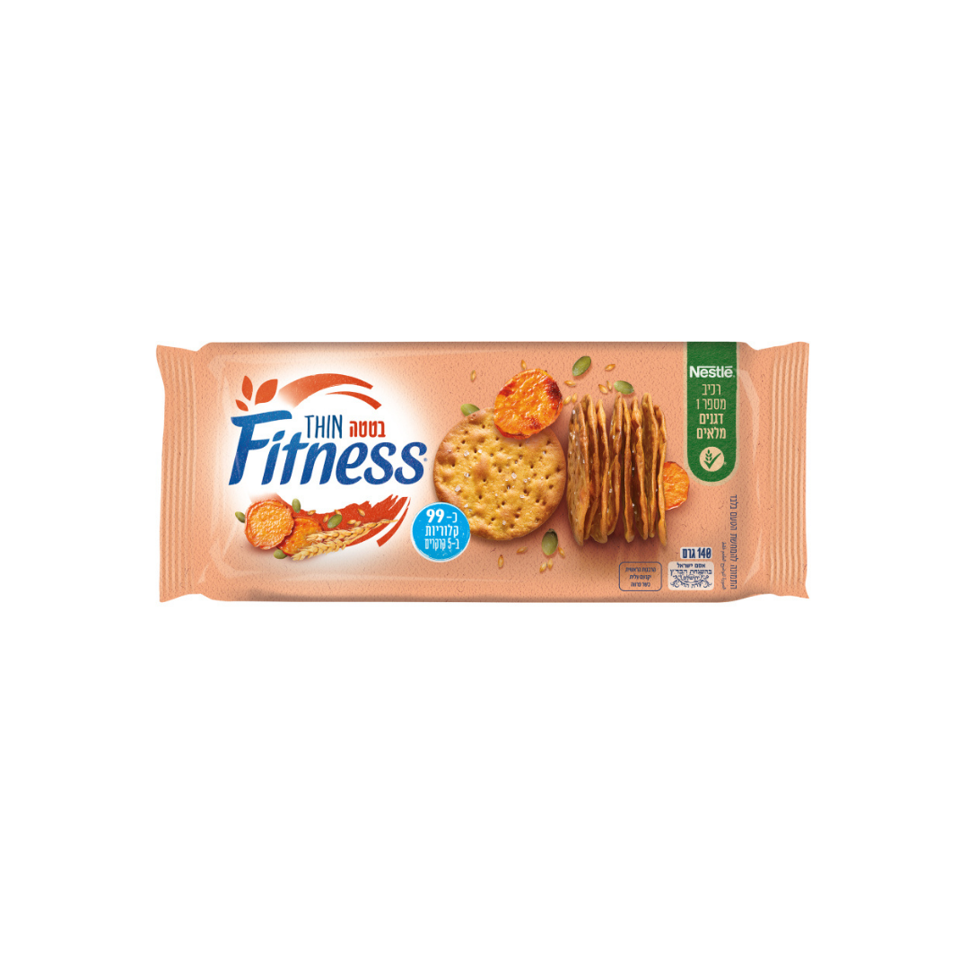 Fitness Thin Sweet Potato Crackers - 12-Pack (140 g)