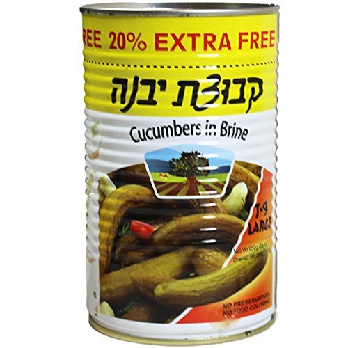 Kvuzat Yavne - Cucumber Brine+20% (7-9 Large) 12-Pk - 12-Pack (19 oz)