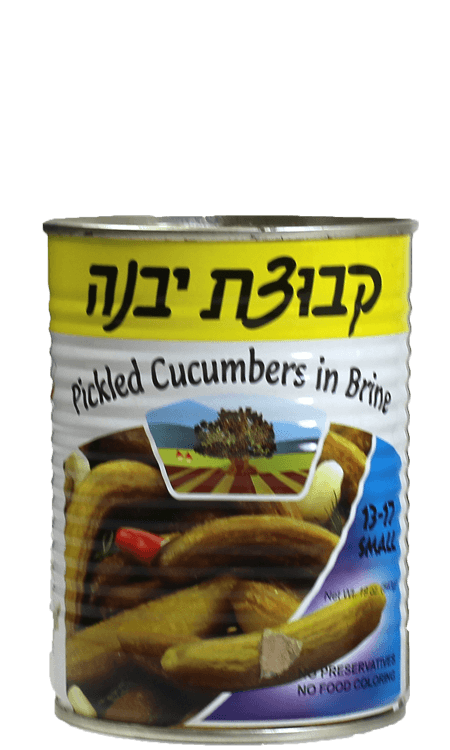 Kvuzat Yavne - Cucumber Brine (13-17 Small) 12-Pk